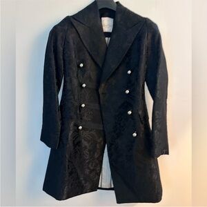 New $800 Tracy Reese New York Jacquard Tailcoat Blazer – Evening Jacket